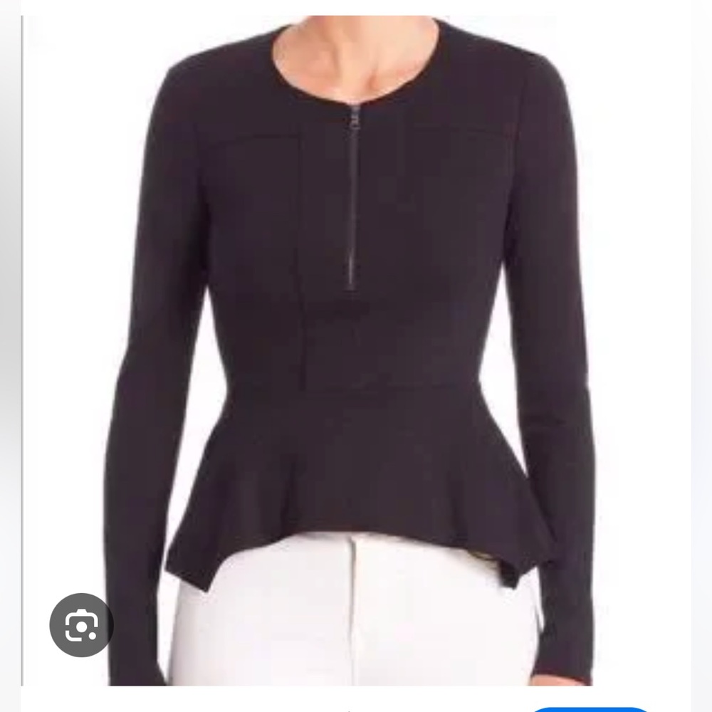 Bcbg Bcbgmaxazria xs top shirt black peplum